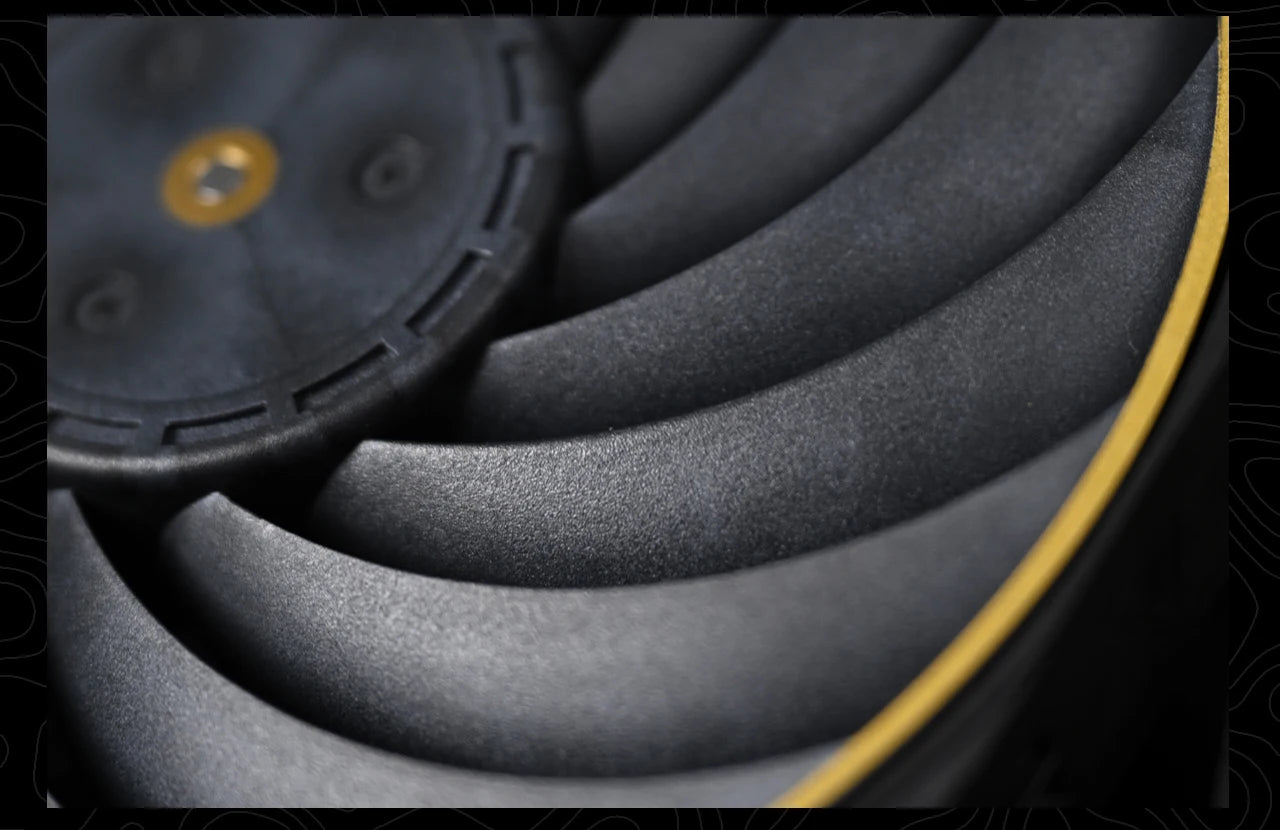 Thermalright TL-B12015 EXTREM 12cm chassis cooling fan/120x120x15mm/LCP fan blades/double ball bearings/low noise/PPS frame