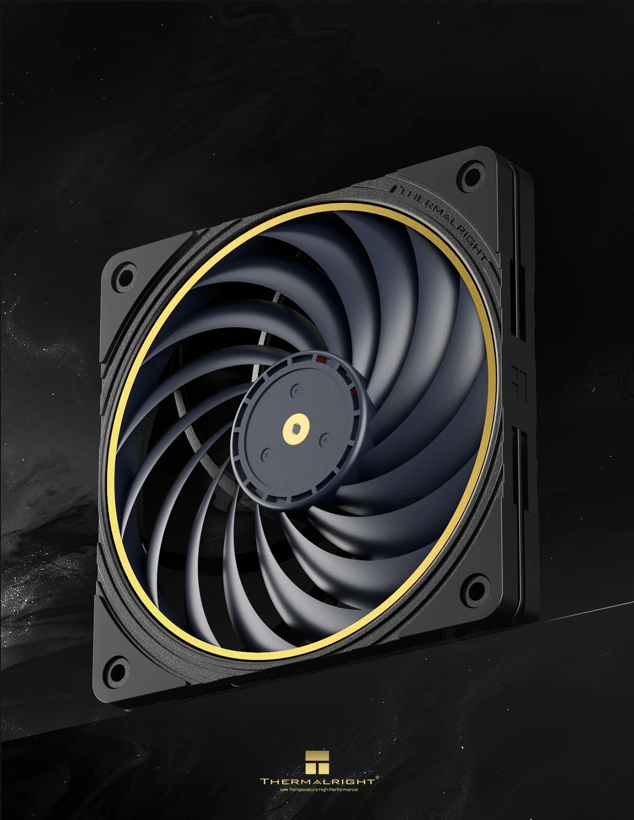 Thermalright TL-B12015 EXTREM 12cm chassis cooling fan/120x120x15mm/LCP fan blades/double ball bearings/low noise/PPS frame