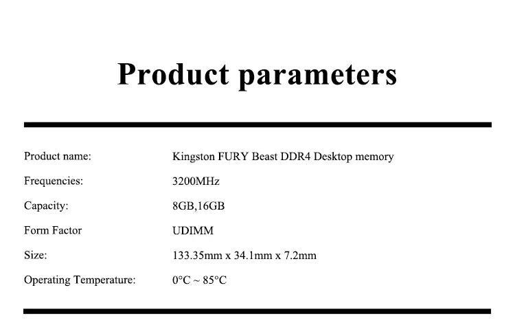 BEAST XMP DDR4 PC Memory Module 8GB 16GB 32GB 3200MHz 3600MHz Desktop AMD Intel CPU Motherboard Memory RAMs 288 PIN 1.2V
