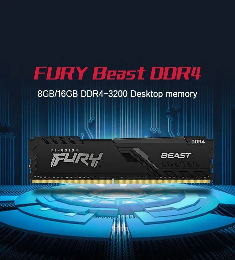 BEAST XMP DDR4 PC Memory Module 8GB 16GB 32GB 3200MHz 3600MHz Desktop AMD Intel CPU Motherboard Memory RAMs 288 PIN 1.2V