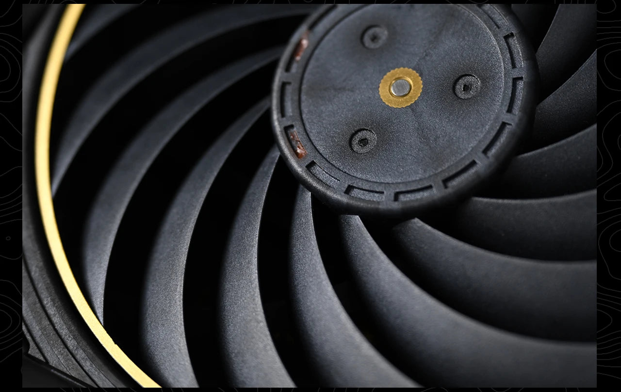 Thermalright TL-B12015 EXTREM 12cm chassis cooling fan/120x120x15mm/LCP fan blades/double ball bearings/low noise/PPS frame