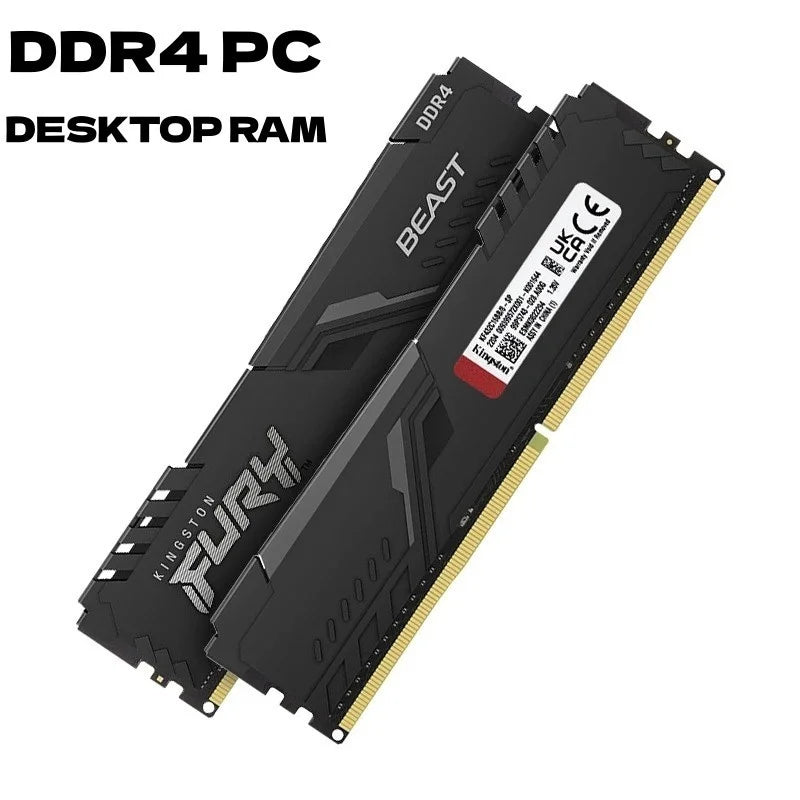 BEAST XMP DDR4 PC Memory Module 8GB 16GB 32GB 3200MHz 3600MHz Desktop AMD Intel CPU Motherboard Memory RAMs 288 PIN 1.2V