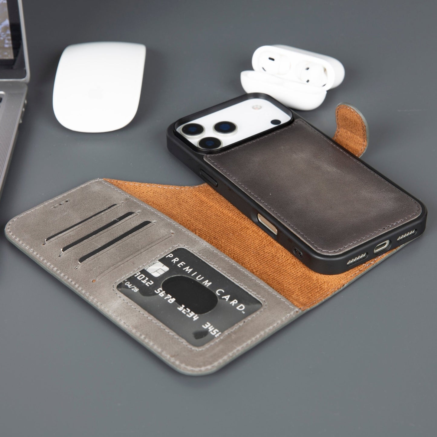 Casper iPhone 17 Pro Leather Wallet Case – MagSafe Compatible-9